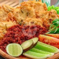 Nasi Penyetan Tempe Crispy