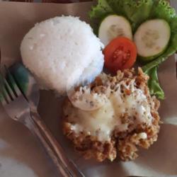 Nasi Ayam Geprek Mozarela