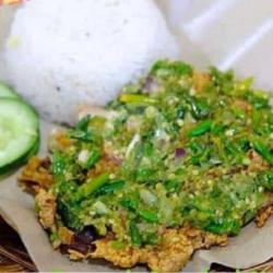 Paket Ayam Geprek Krispy Sambal Ijo