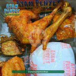Naskot Ayam Pejantan Goreng/penyet