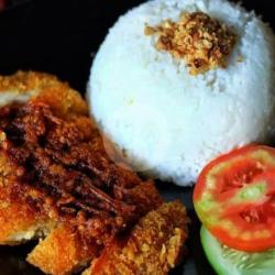 Ayam Katsu Sambal   Nasi