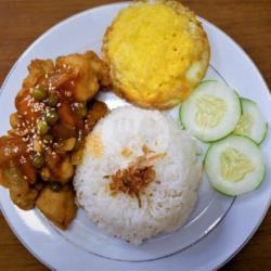 Nasi Ayam Asam Manis