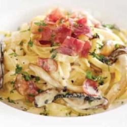 Creamy Carbonara Mushroom