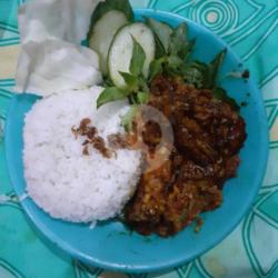 Ayam Bakar Penyet   Nasi