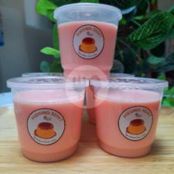 Puding Susu Strawberry