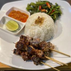 Paket Nasi Sate Tuna Ikomaoo