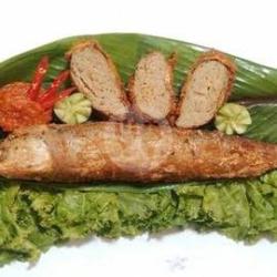 Nasi   Otak-otak Bandeng Tulang Lunak Goreng Bumbu