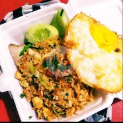 Nasi Goreng Sosis Ayam   Telor Ceplok