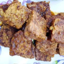 Nasi Pecel Tempe Bacem