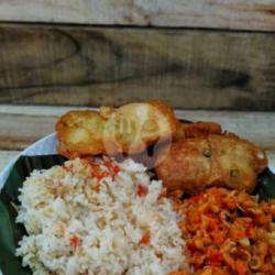 Nasi Leewet   Tempe Pedas