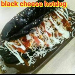 Black Cheese Hotdog