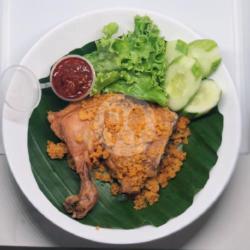 1 / 4 Paha Ayam Goreng Remah