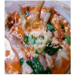 Seblak Sosis Atau Bakso Atau Ceker, Free Es Teh