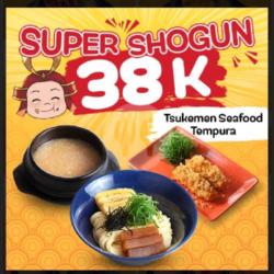 Seafood Tempura Tsukemen Kuah Chicken Super Shogun 38 K