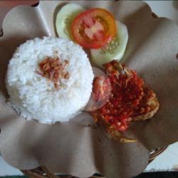 Sayap Penyet   Nasi