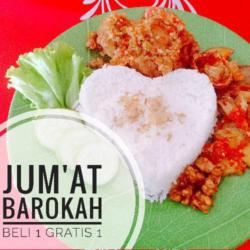 Ayam Geprek  Nasi   Sambal Jengkol   Ikan Asin Beli 1 Gratis 1