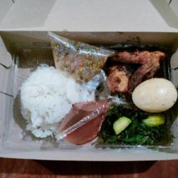 Paket Murah Box Nasi Ayam Bakar Telur