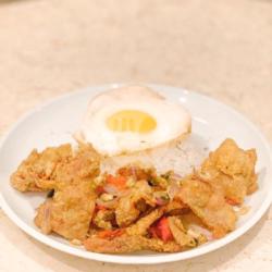 Nasi Kulit Cabe Garem