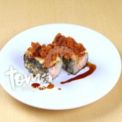 Salmon Tempura Floss Roll