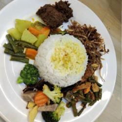 Nasi Sayur   Rendang