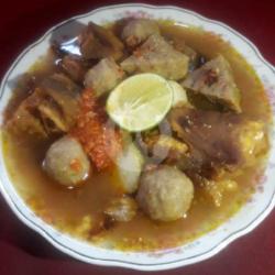 Lontong Kikil Bakso/pentol Daging Sapi