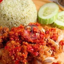 Paket Nasi Ijo Ayam Geprek