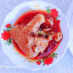 Gulai Tunjang/kikil Sapi   Lalapan   Sambal Ijo