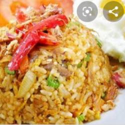 Nasi Goreng Extra Pedas Acar Telur Ceplok Ayam Suwir Es