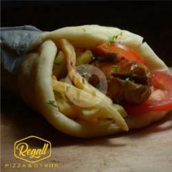 Kebab Yunani / Gyros Sosis Panggang Mozarella