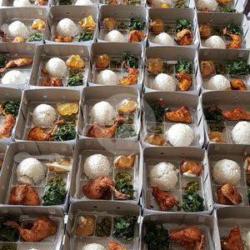 Nasi Box Ayam Bakar,gulai,goreng 15pcs