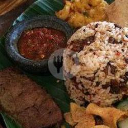 Paket Nasi Tutug Oncom Gepuk