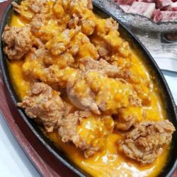 Chicken Pop Cheese Sauce