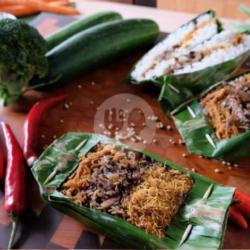 Nasi Timbel Bakar Tuna Teri