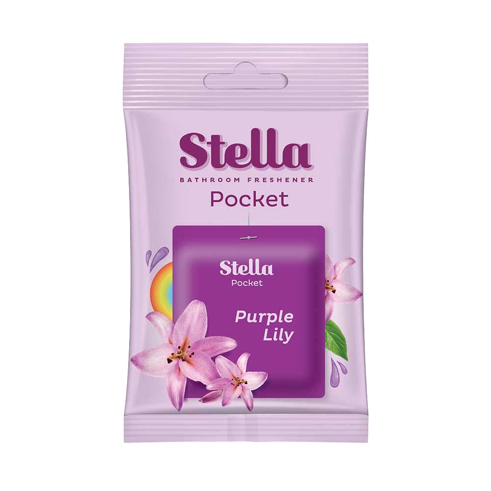 Stella Pocket Pengharum Ruangan Kamar Mandi Gantung Purple Lily 10 g