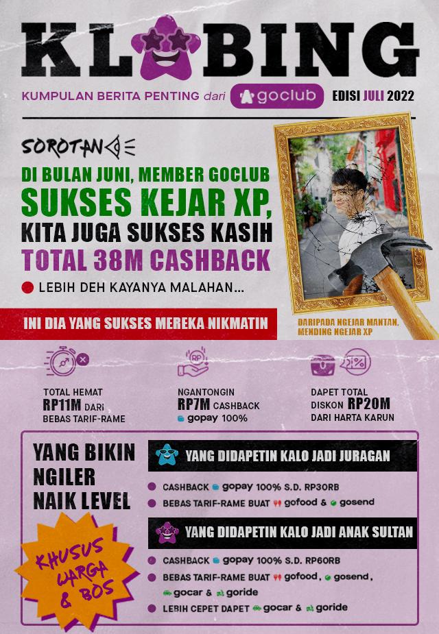 Kumpulan berita penting dari GoClub edisi Juli 2022