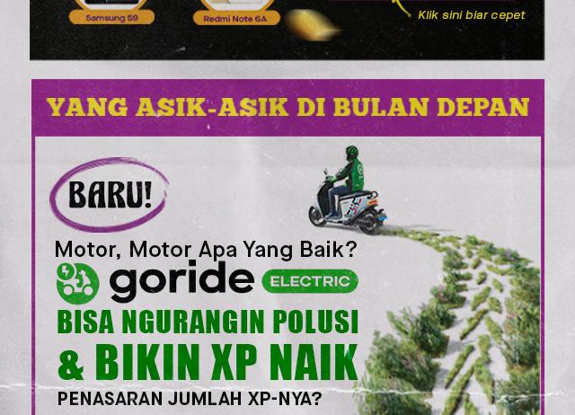 Naik GoRide Electric bisa dapat XP GoClub