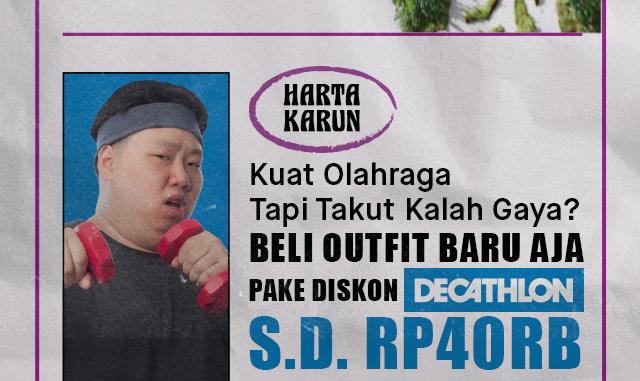 Harta Karun Decathlon sampe dengan Rp40.000