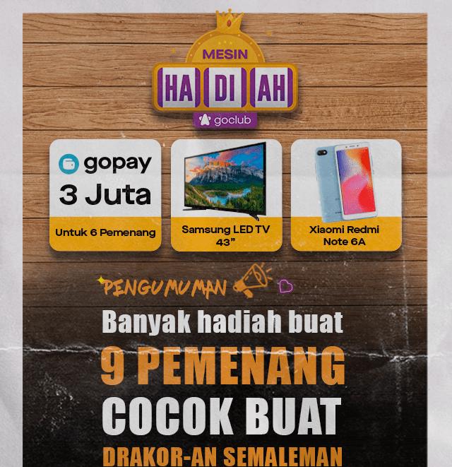 Mesin Hadiah buat 9 pemenang cocok buat drakoran semaleman