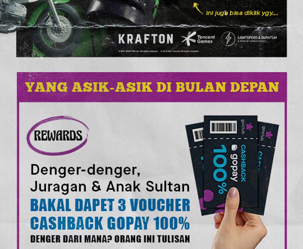 Cashback GoPay 100% Cashback GoPay 100%
