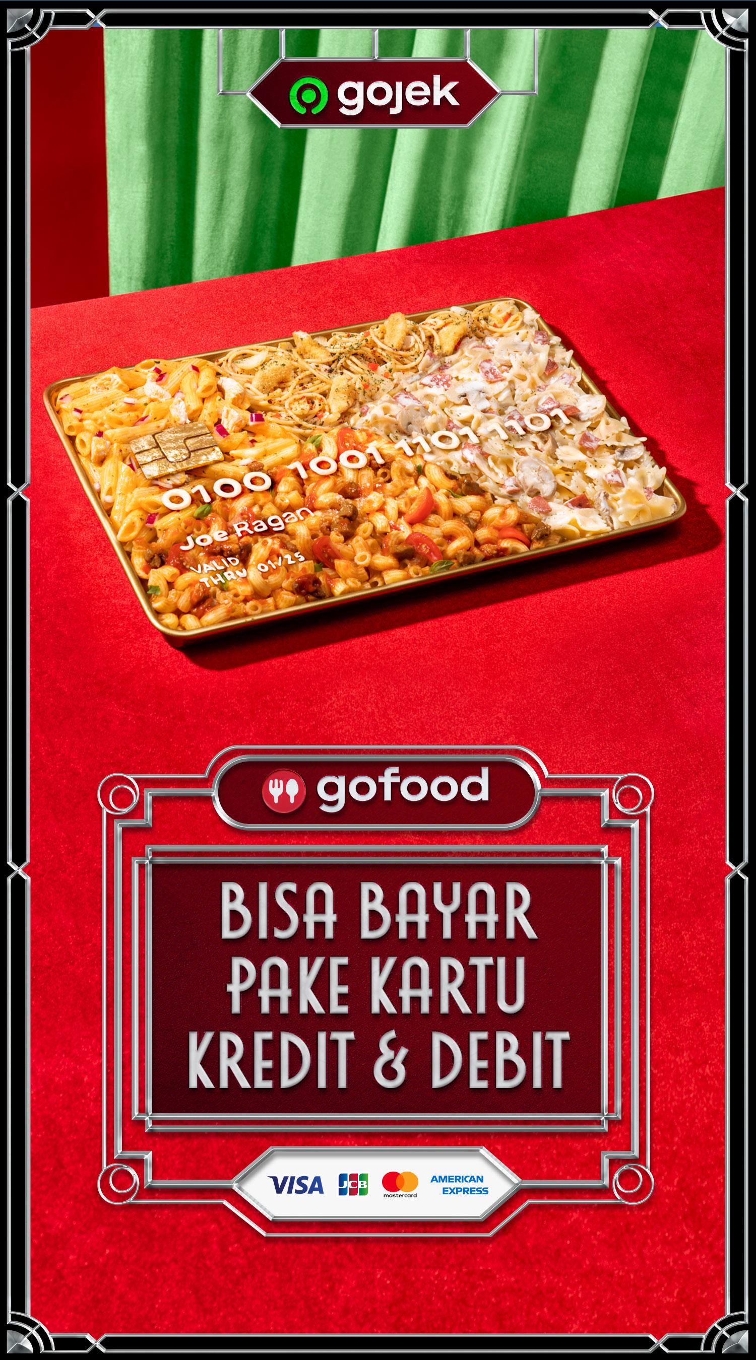 Bayar GoFood Bisa Pake Kartu Kredit & Debit