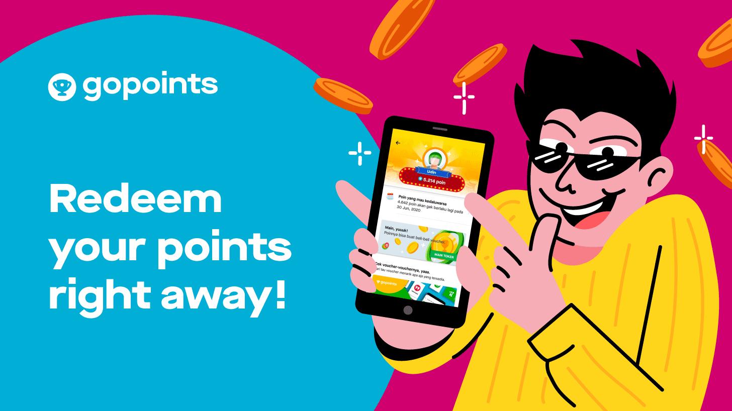 Redeem your points right away!