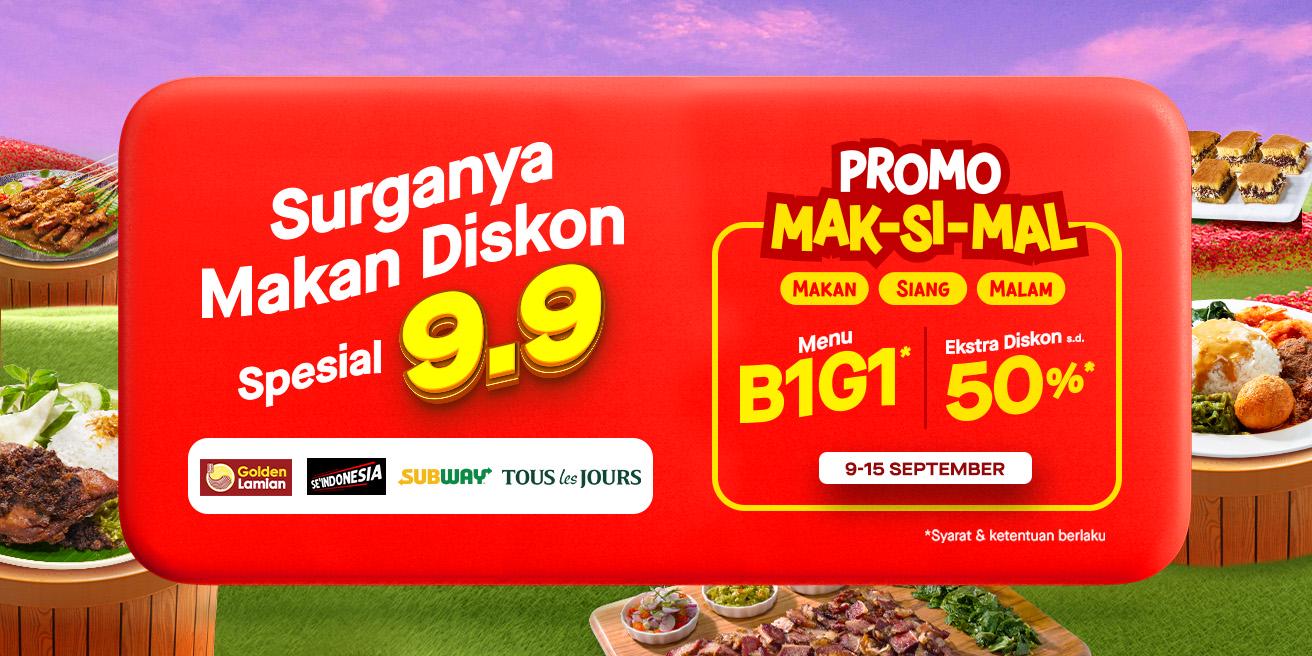  DISIDAK 9.9, Beli 1 Gratis 2